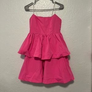 Pink Strapless Dress